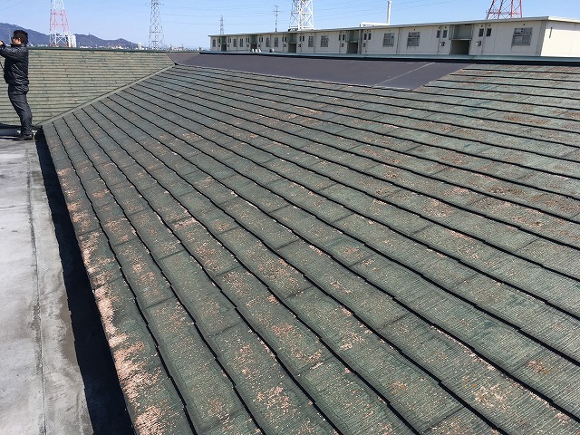 経年劣化したカラーベスト